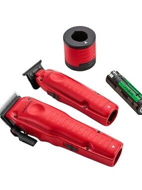 BaByliss PRO FXONE LO-PROFX Matte Red Prepack Hair Clipper Trimmer Charging Base